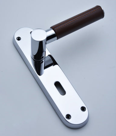 Leather Lever on Oblong Plate