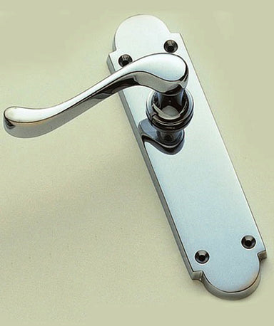 Scroll Shaped Lever on Plate
