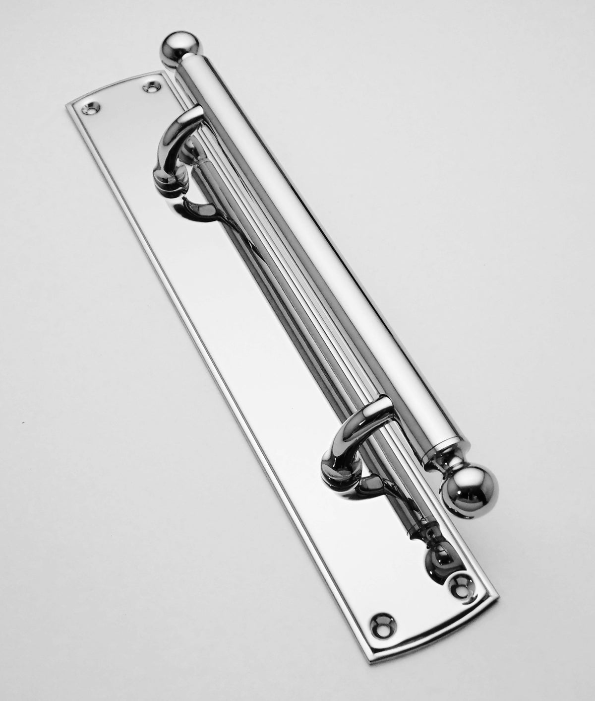 Banto Pull Handle on Plate — A&H Brass