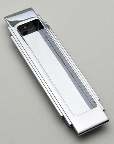 Art Deco Linear Sliding Flush Handle/ Pull