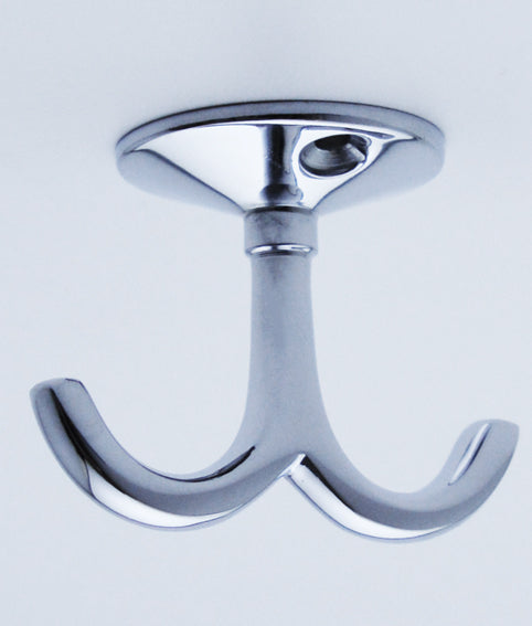 Twin Undercounter Bag Coat Hook — A&H Brass1