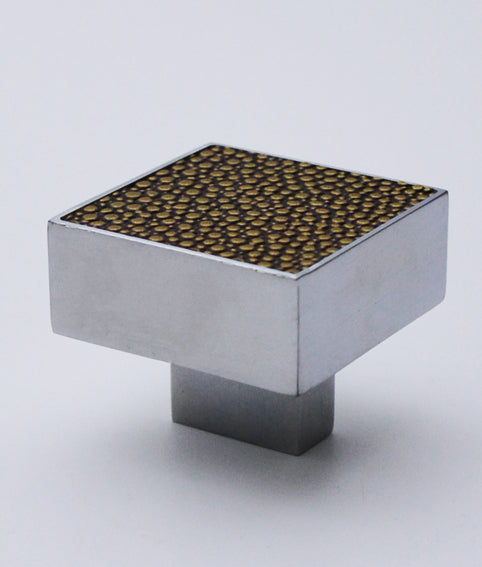 Textured Square Cupboard Knob