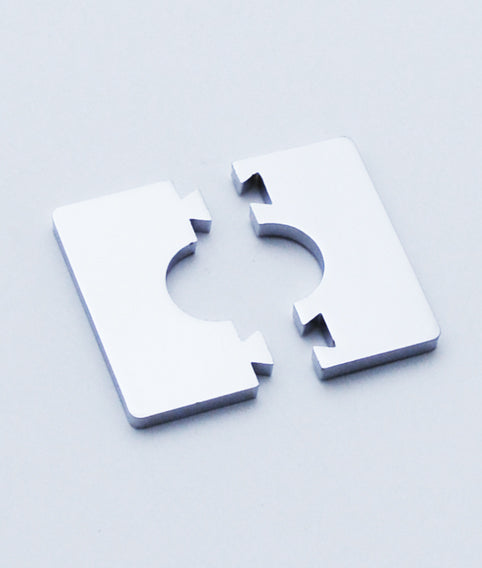 Square Clip On Pipe Cover Plate