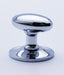 Oval Cupboard Knob On Base