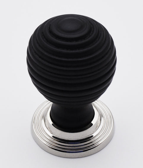 ebony-wood-reeded-cupboard-knob