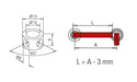 Fiddle Rail Adaptor for Elbow Bracket