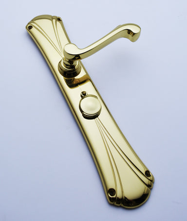 Langham Lever On Large Plate With Escutcheon