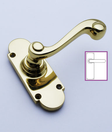 Savoy Lever Latch On Small Plate