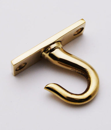 Cup hooks, square hooks, S hooks in many sizes and finishes. — A&H Brass