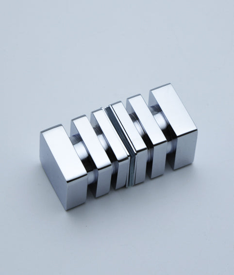 Square Stack Knob (Back to Back) — A&H Brass