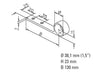 Non-Tarnish Armrail Bracket