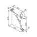 Non-Tarnish Combination Footrail Bracket