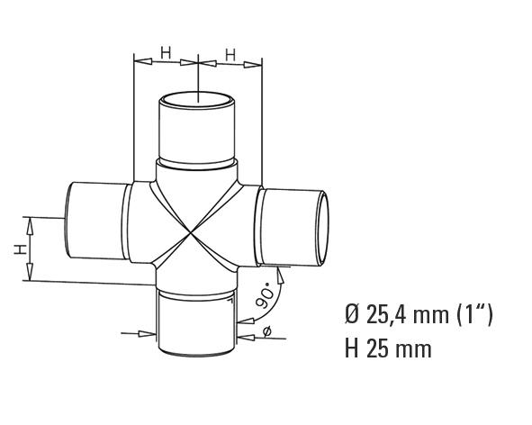 Non-Tarnish Flush Cross